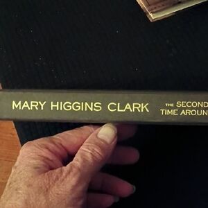Mary Higgins Clark - The Second Time Around Coffee Table Book in Black